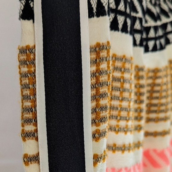 alice + olivia Courtney Pants Jogger Embroidered Cotton High Waist Multi M NWT - Picture 8 of 16